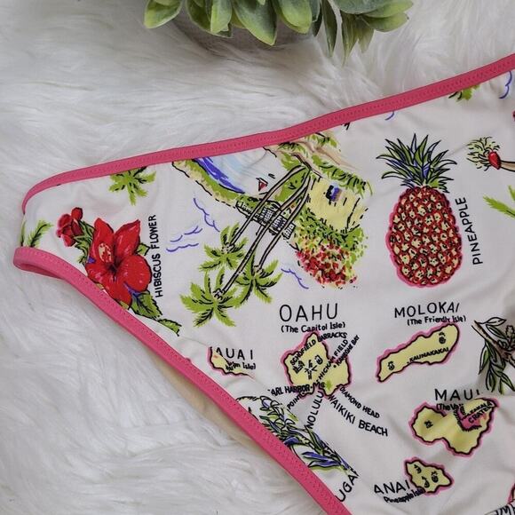 J. Crew Size Medium Tropical Print Bikini Bottoms - Picture 7 of 10